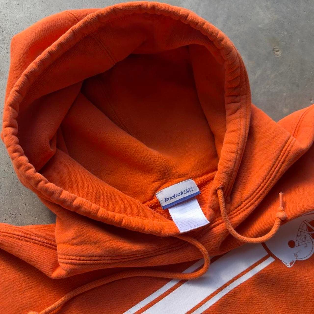 Ultra Rare Early 2000s Reebok Cleveland Browns Heavyweight Hoodie - NFL HOLY GRAIL - Thumbnail 2