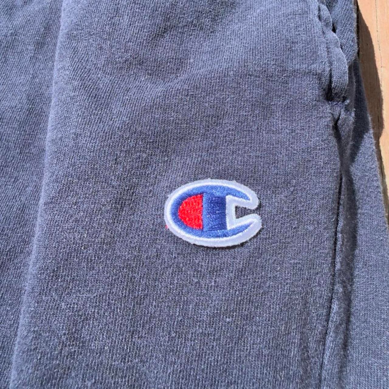 1980s Champion Navy Baggy Sweatpants - Thumbnail 4