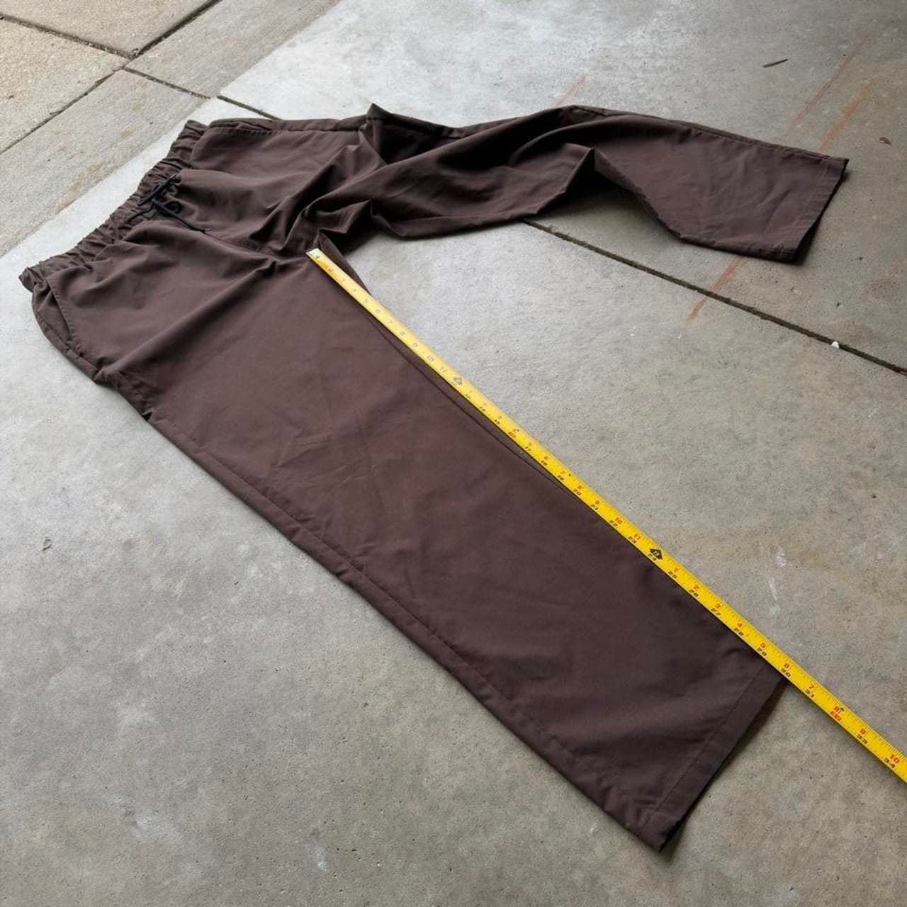 Super Rare Early 2000s Grail Brown Track Pants - Thumbnail 3