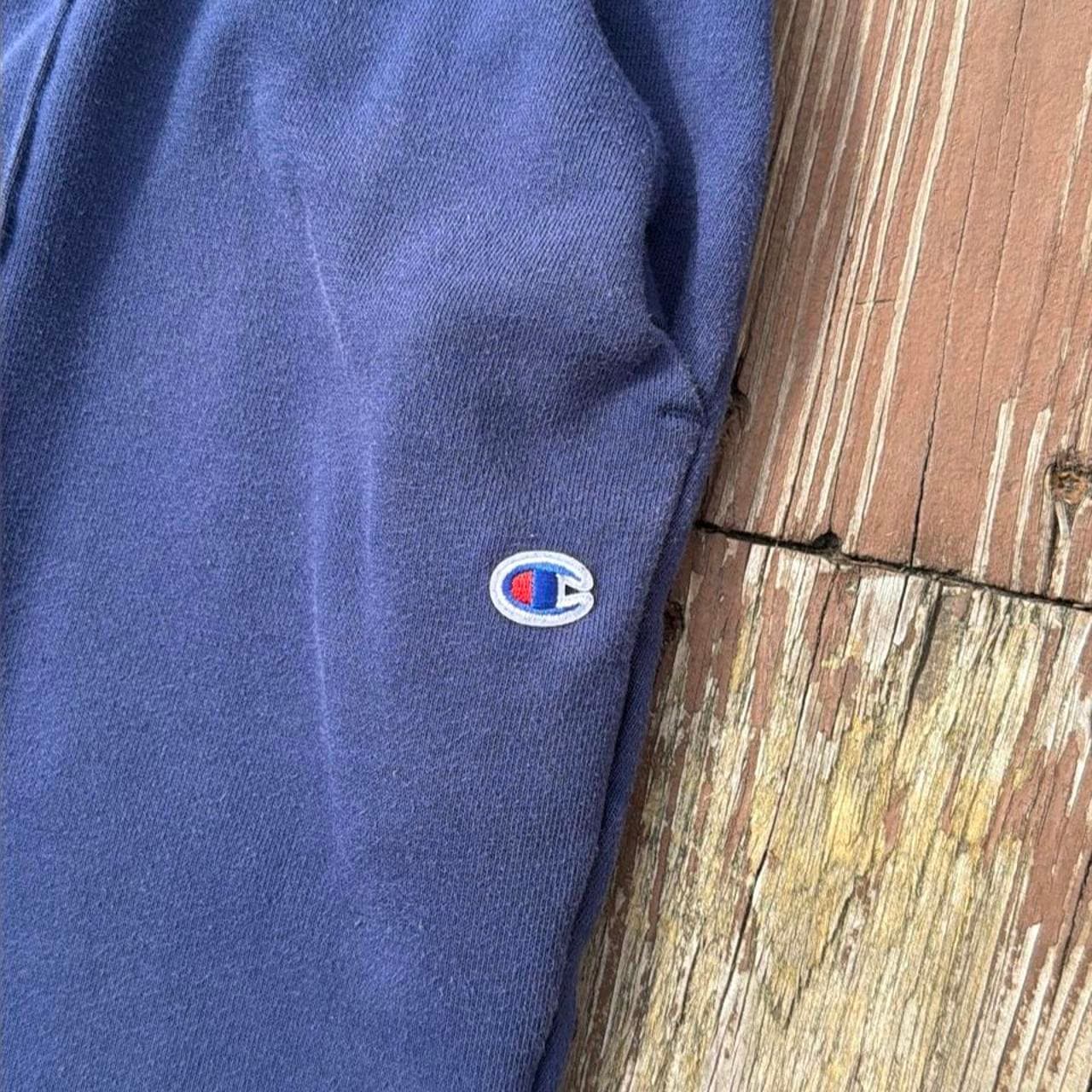 Rare Vintage Y2K Grail Champion Sweatpants w/ Embroidered Retro Logo - Thumbnail 2