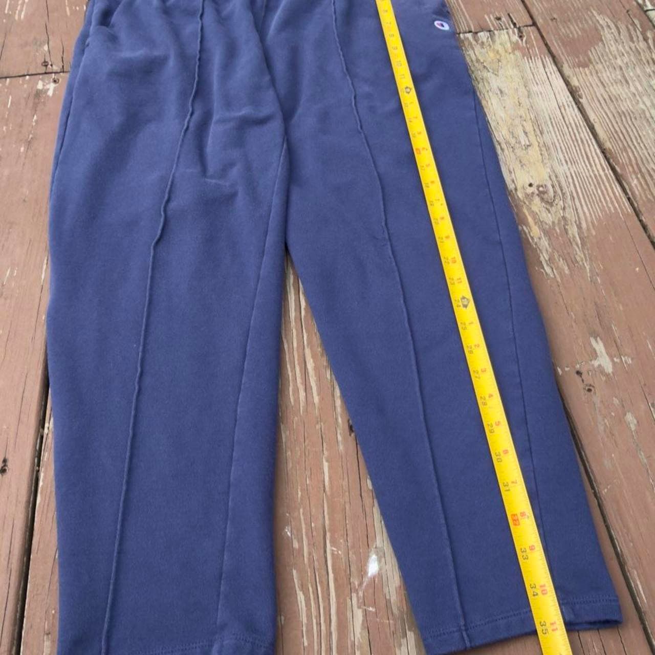 Rare Vintage Y2K Grail Champion Sweatpants w/ Embroidered Retro Logo - Thumbnail 5