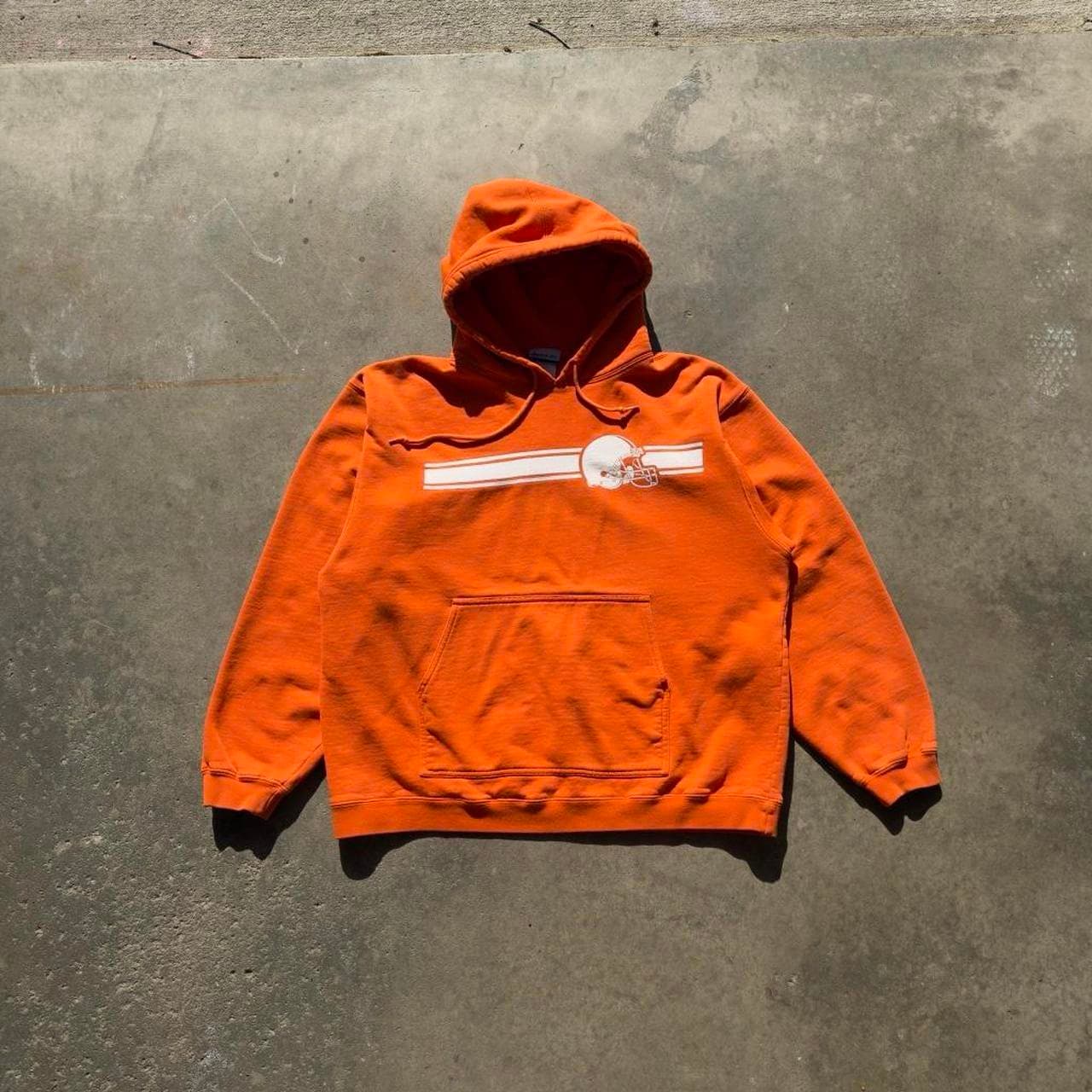 Ultra Rare Early 2000s Reebok Cleveland Browns Heavyweight Hoodie - NFL HOLY GRAIL