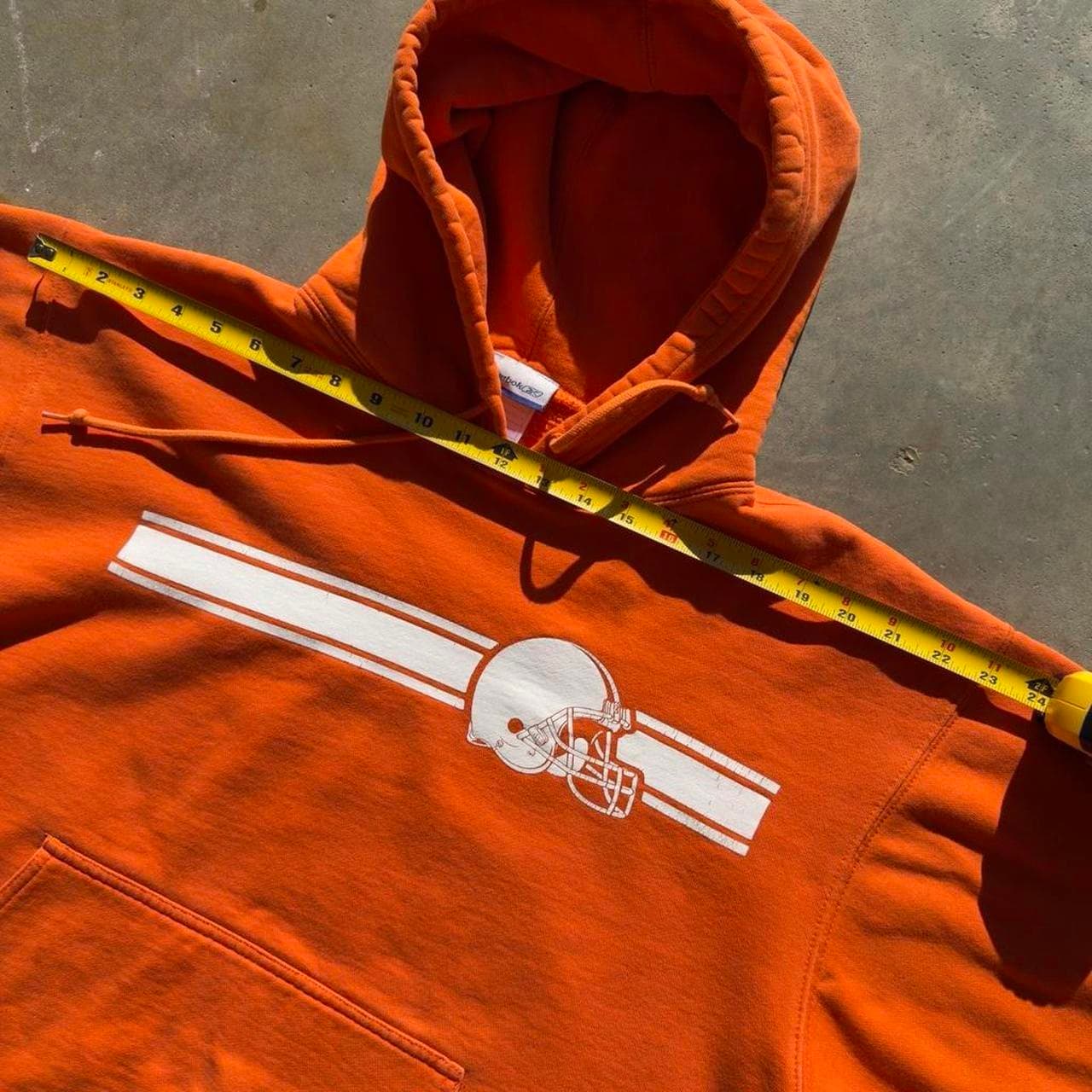 Ultra Rare Early 2000s Reebok Cleveland Browns Heavyweight Hoodie - NFL HOLY GRAIL - Thumbnail 6