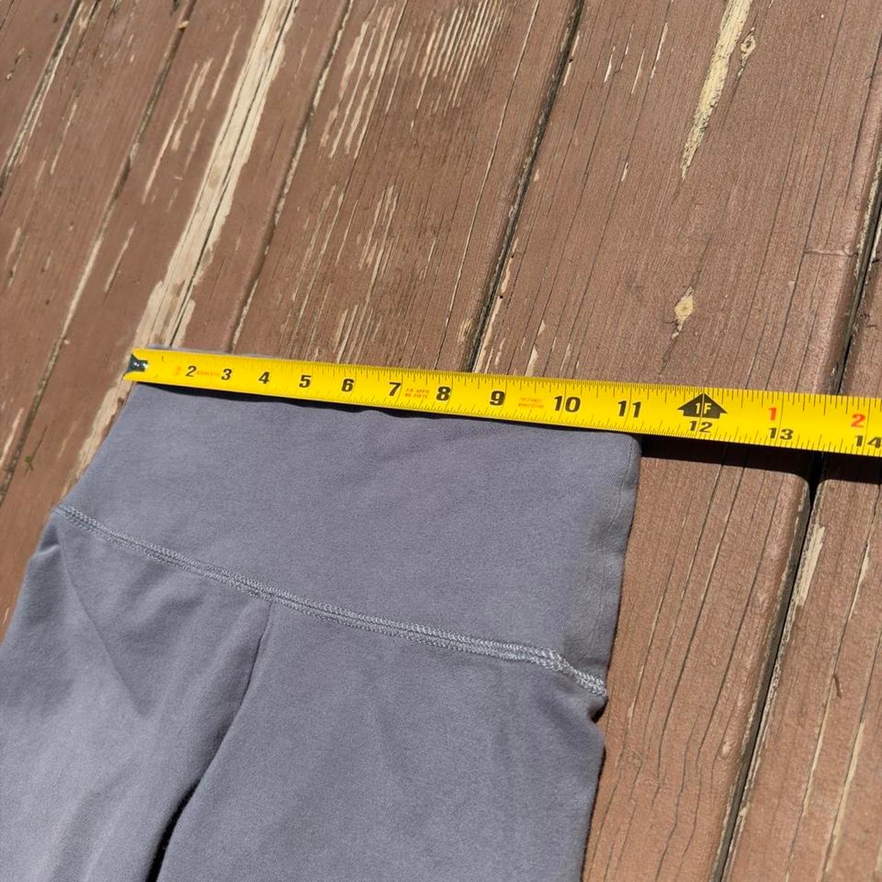 VTG Y2K Aerie Tie-Die Grey Flare Leggings Rare - Thumbnail 5
