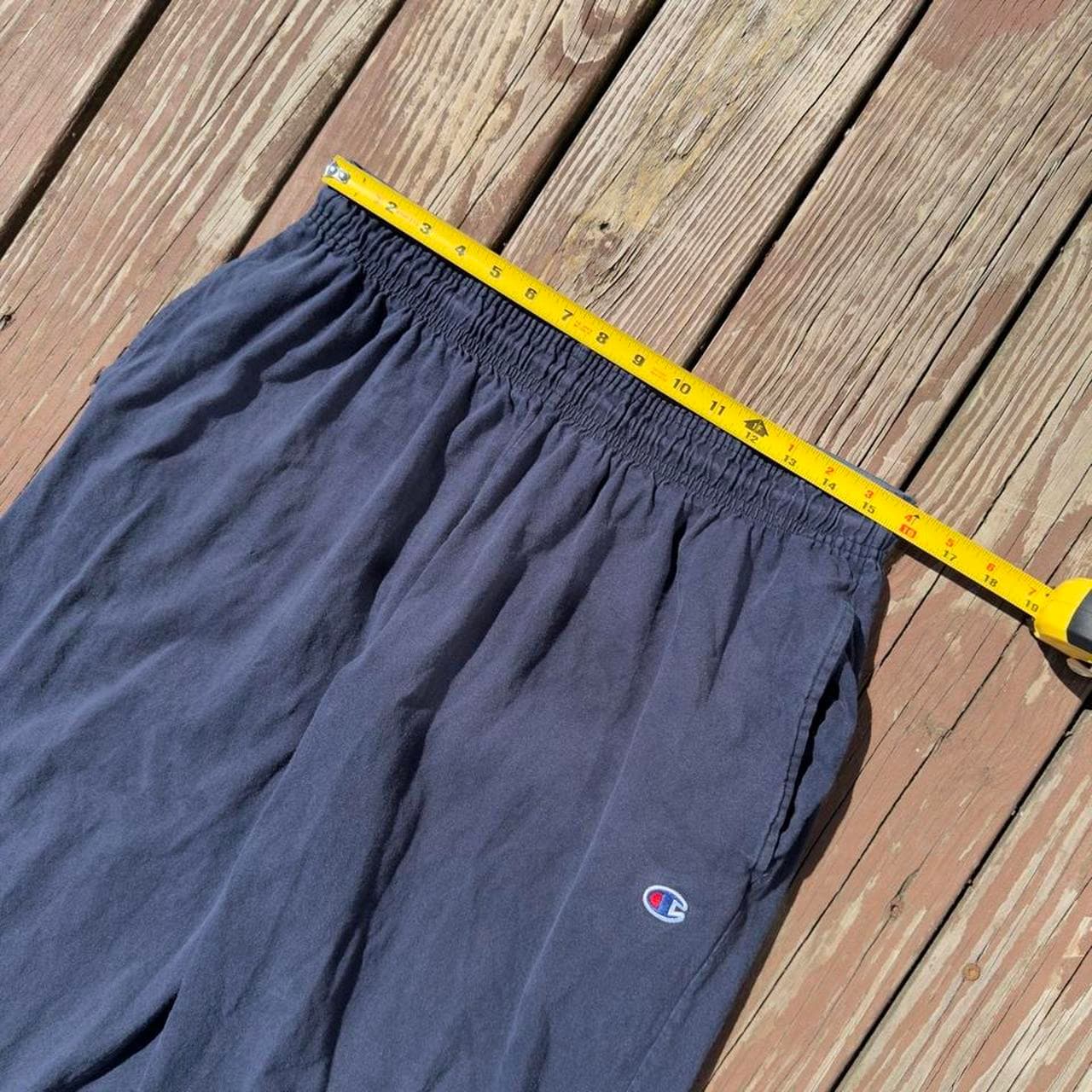 1980s Champion Navy Baggy Sweatpants - Thumbnail 6