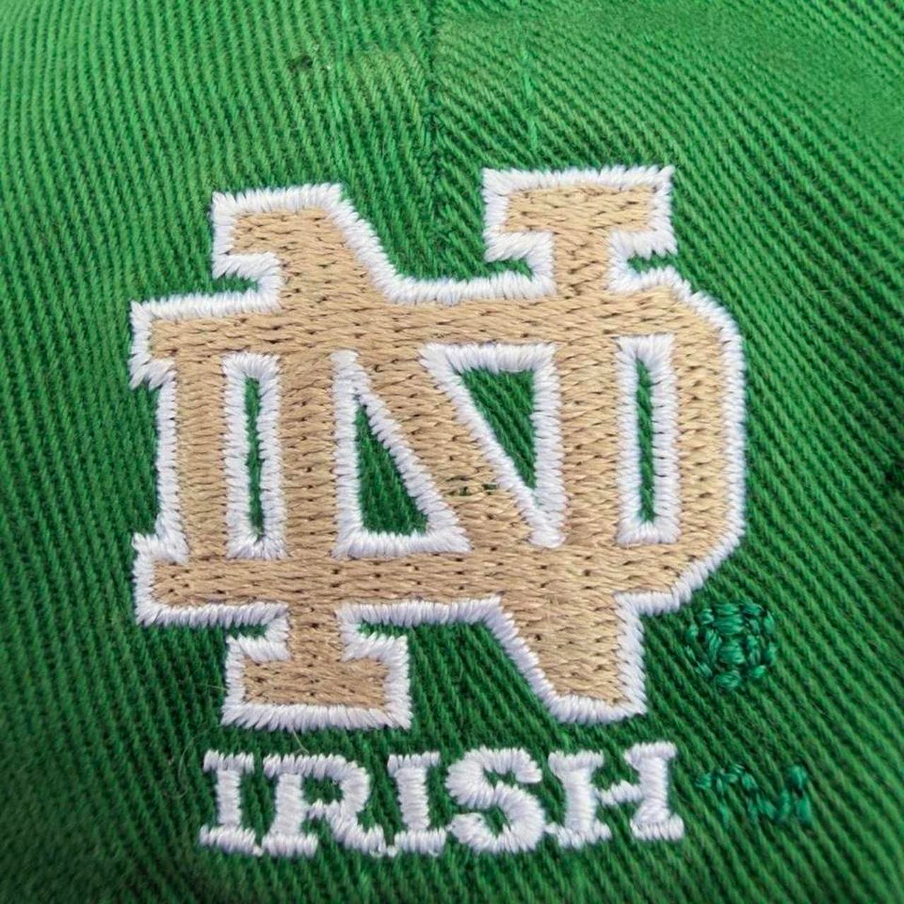 Super Rare Early 2000s Notre Dame Irish Shamrock Logo Hat - Thumbnail 5