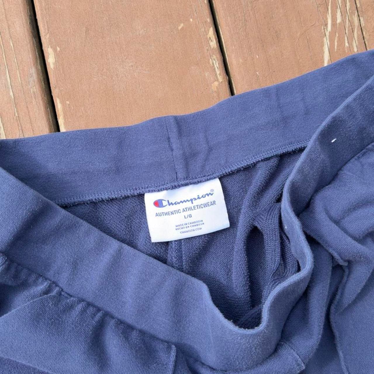 Rare Vintage Y2K Grail Champion Sweatpants w/ Embroidered Retro Logo - Thumbnail 3