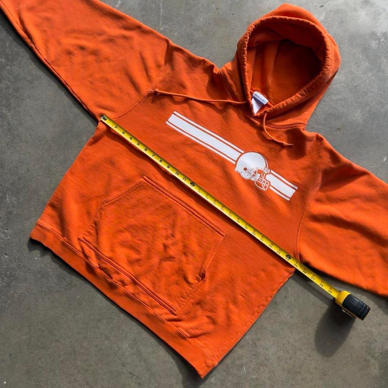 Ultra Rare Early 2000s Reebok Cleveland Browns Heavyweight Hoodie - NFL HOLY GRAIL - Thumbnail 5