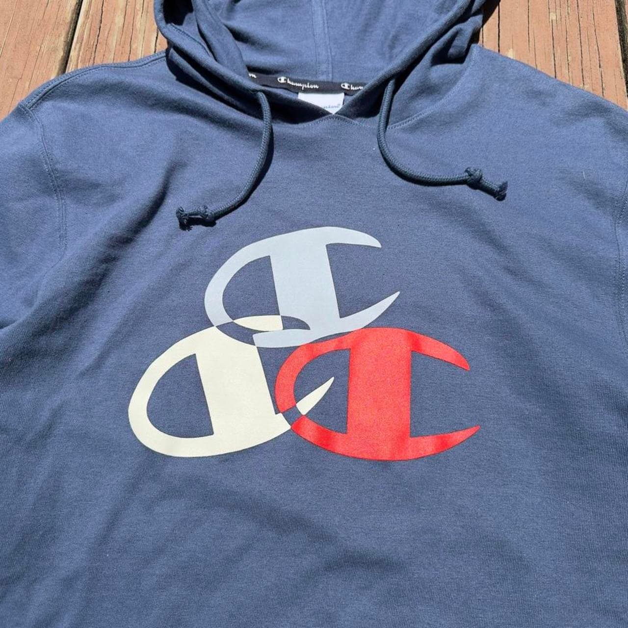 Rare Early 2000s Champion Grail Triple C Hoodie - Thumbnail 3