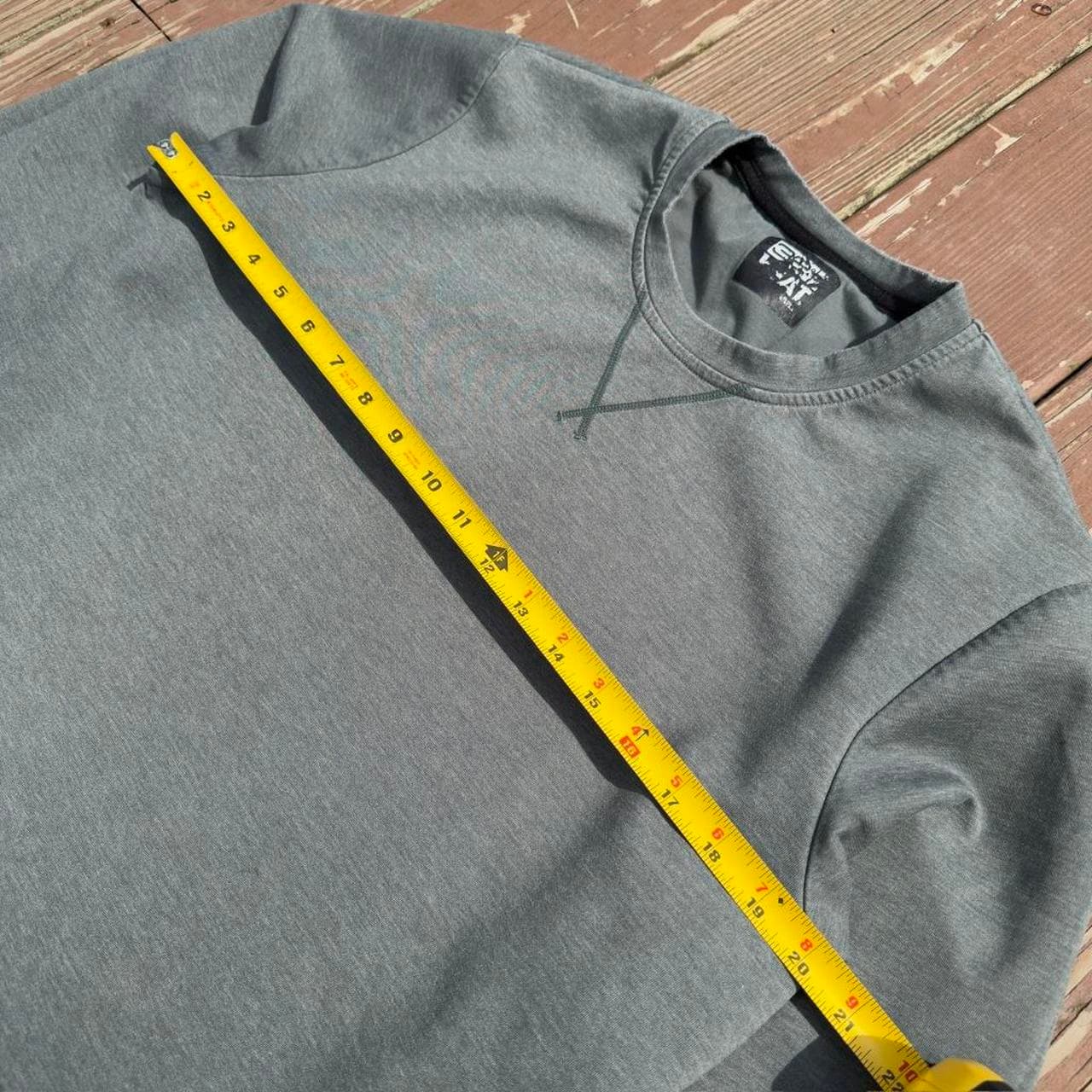 Super Rare Early 2000s Green Long Sleeve Crewneck - Thumbnail 7