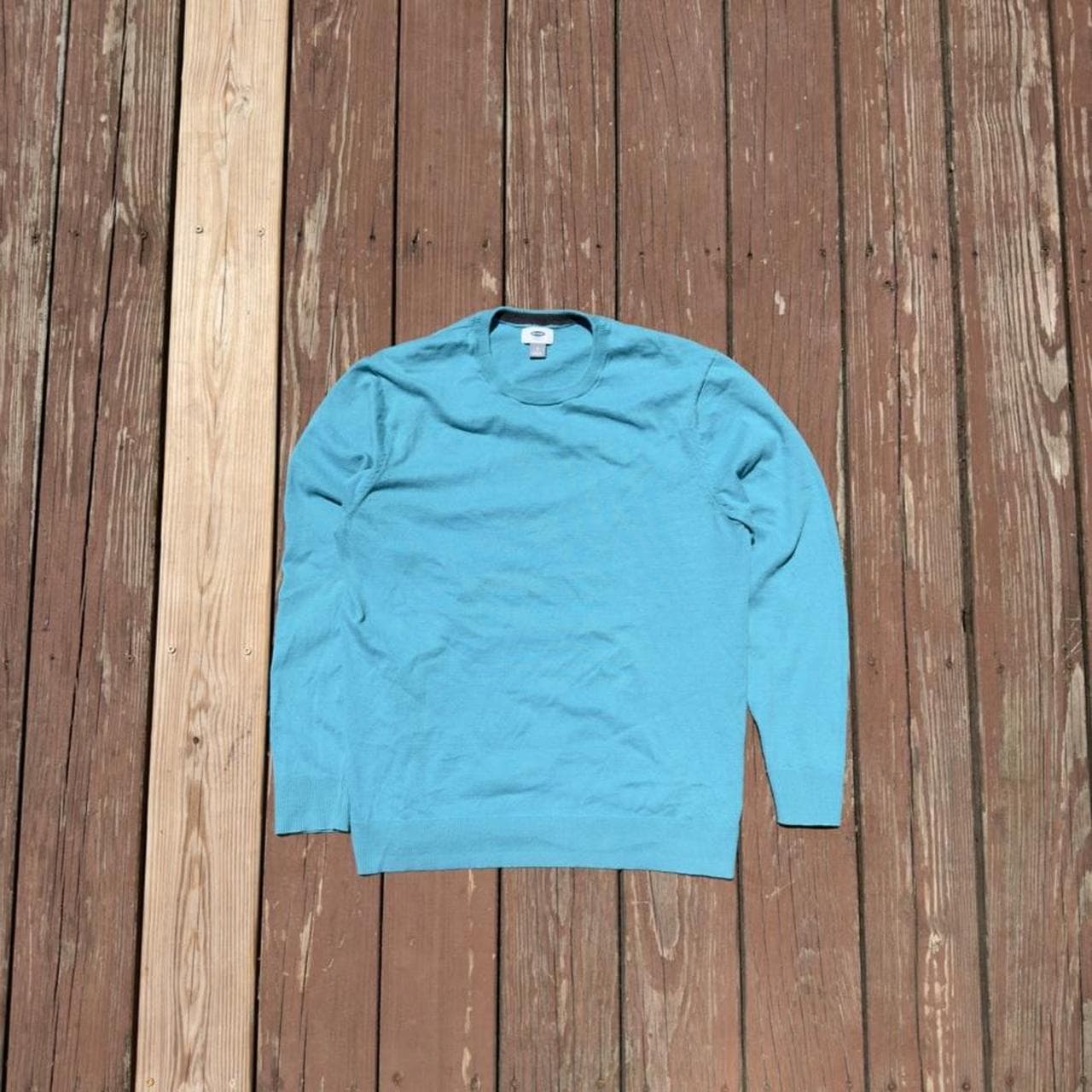 Rare Early 2000s Old Navy Grail Baby Blue Knit Sweater