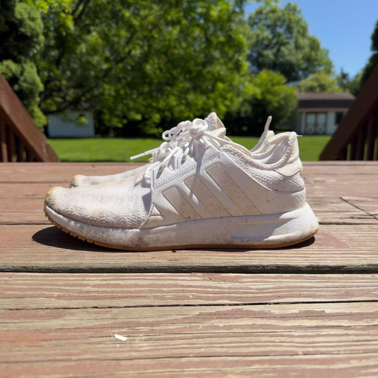 Rare Early 2000s Grail Adidas ZX White Mesh Sneakers - Men’s Size 10 - Thumbnail 3