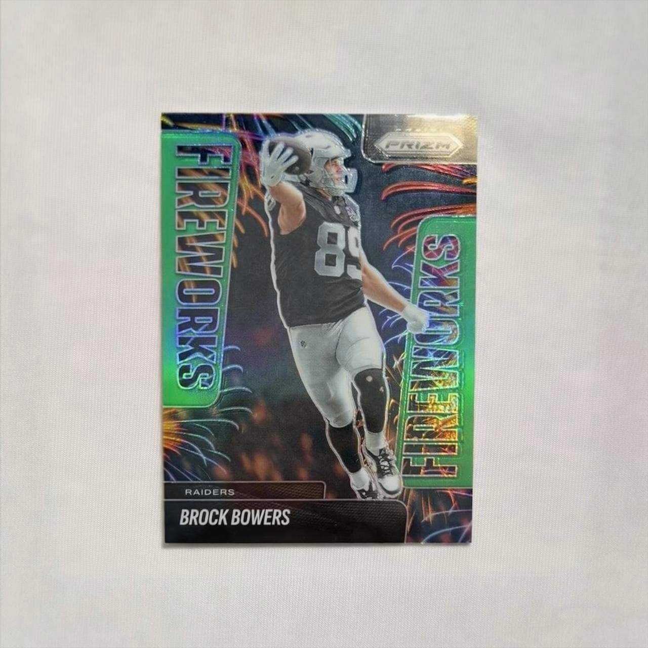 RARE NFL PRIZM Z15 COMPLETE SET! Cam Ward Emergent Holy Grail RC + Brock Bowers Fireworks + George Pickens Cowboys + 12 More Bangers! - Thumbnail 6