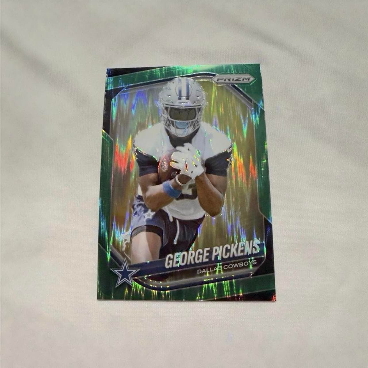 RARE NFL PRIZM Z15 COMPLETE SET! Cam Ward Emergent Holy Grail RC + Brock Bowers Fireworks + George Pickens Cowboys + 12 More Bangers! - Thumbnail 7