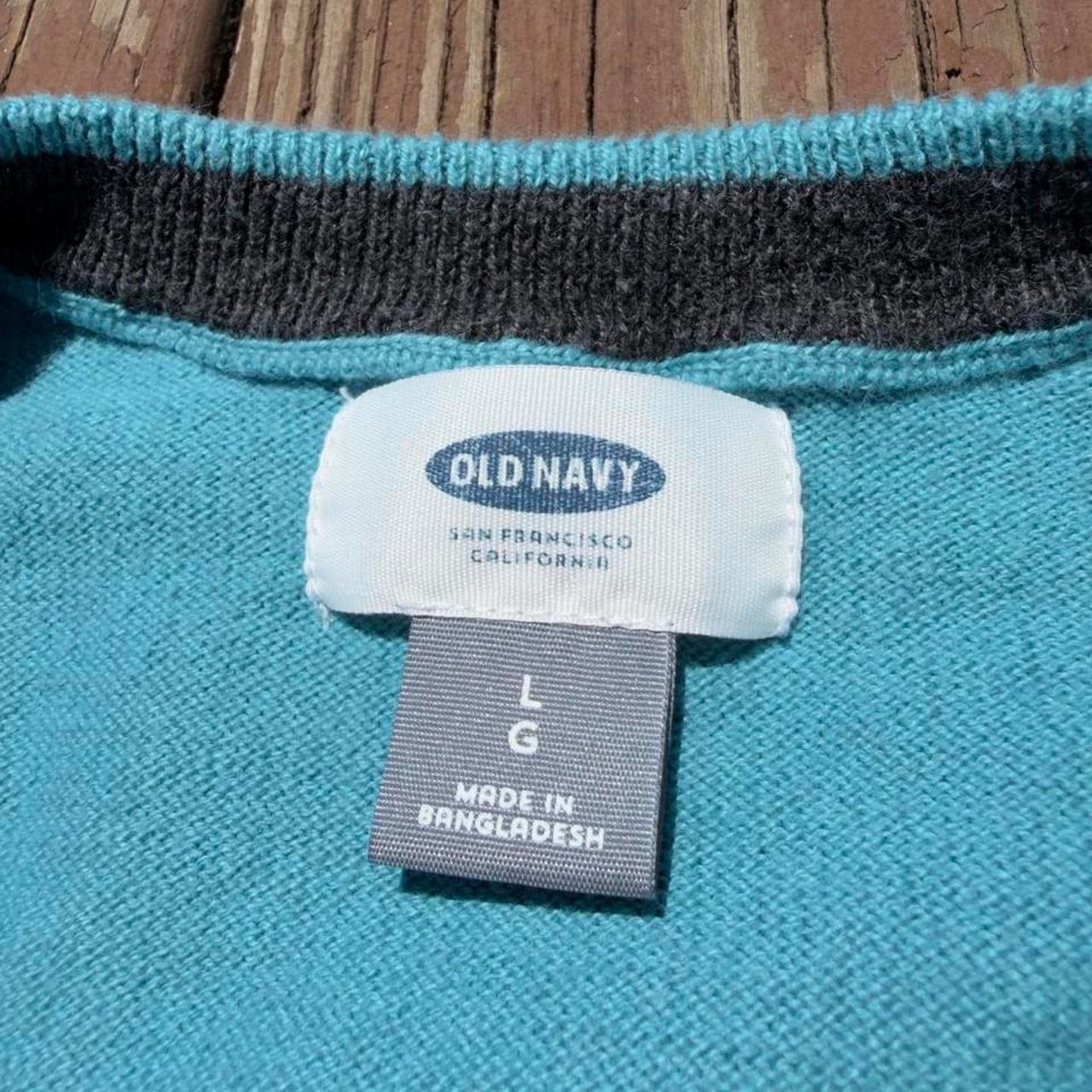 Rare Early 2000s Old Navy Grail Baby Blue Knit Sweater - Thumbnail 2