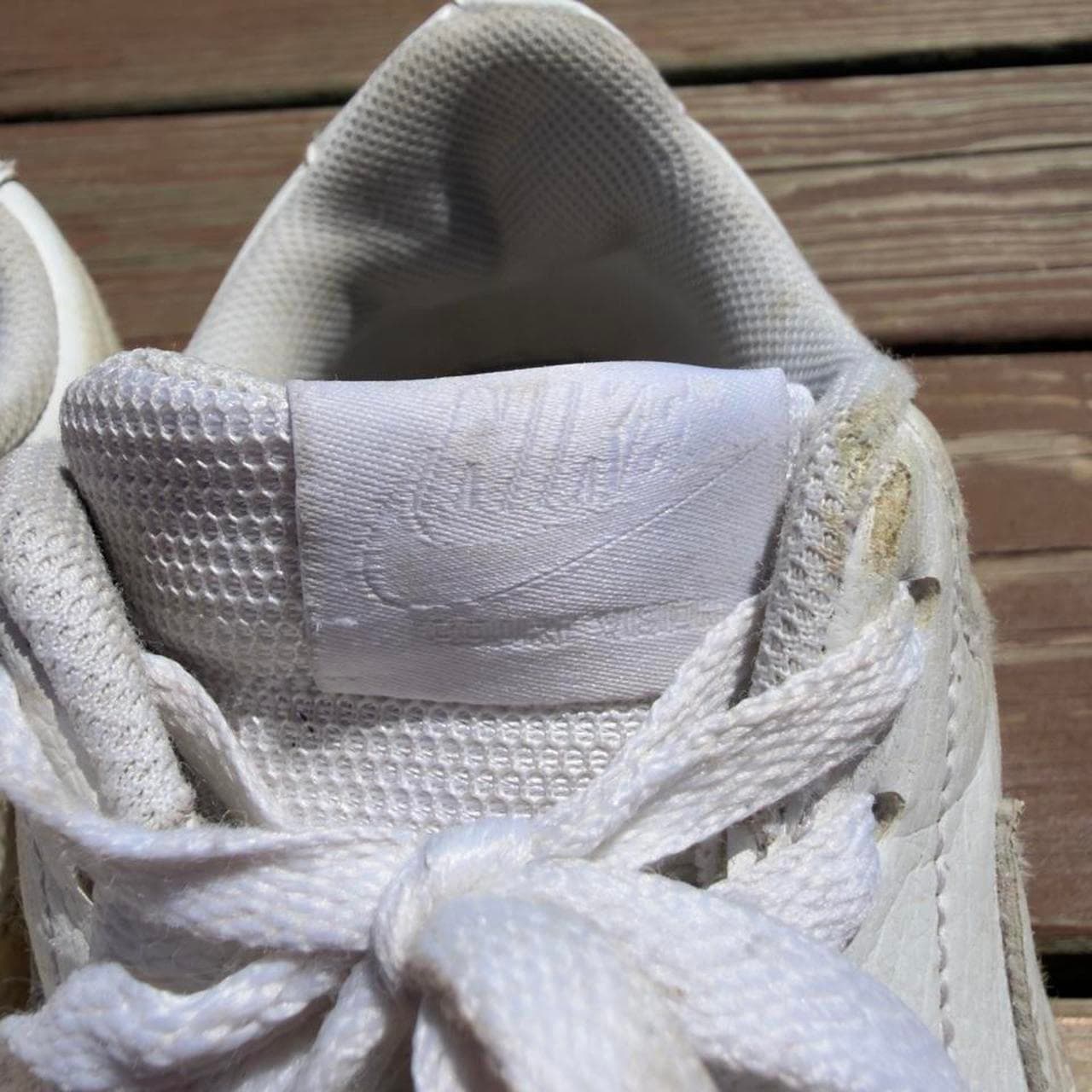 Vintage Grail Nike Court Vision Low White Leather Basketball Sneakers Y2K - Thumbnail 7