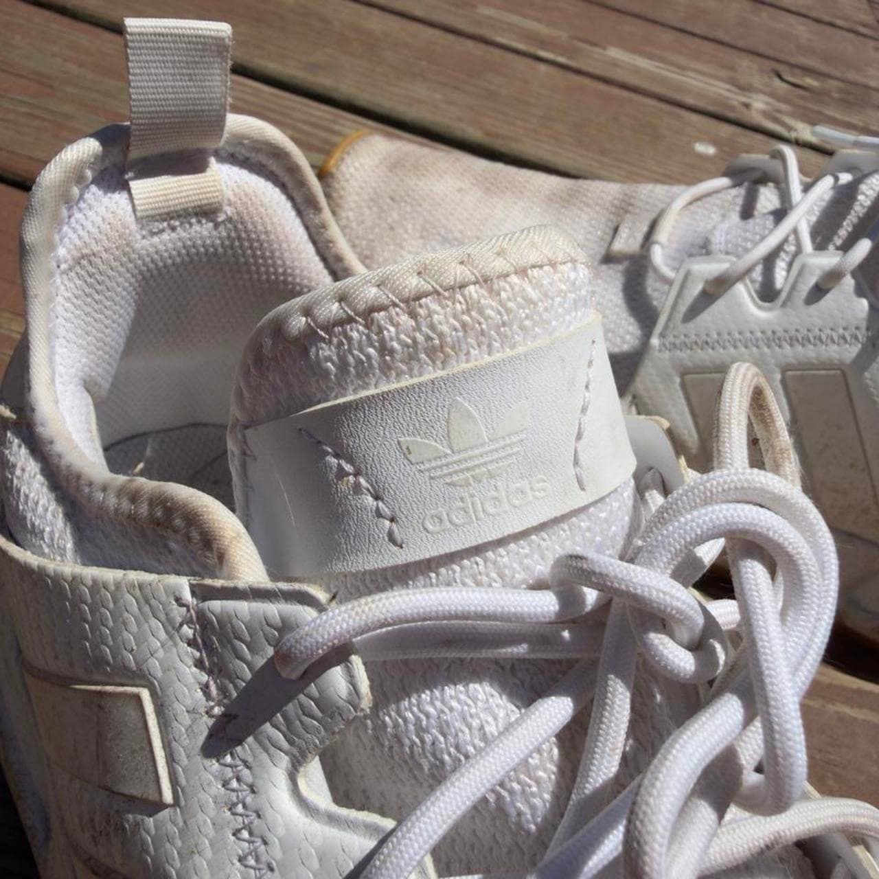 Rare Early 2000s Grail Adidas ZX White Mesh Sneakers - Men’s Size 10 - Thumbnail 5