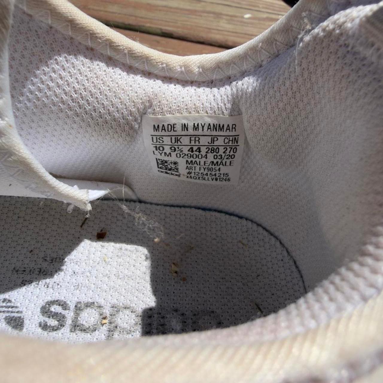 Rare Early 2000s Grail Adidas ZX White Mesh Sneakers - Men’s Size 10 - Thumbnail 8