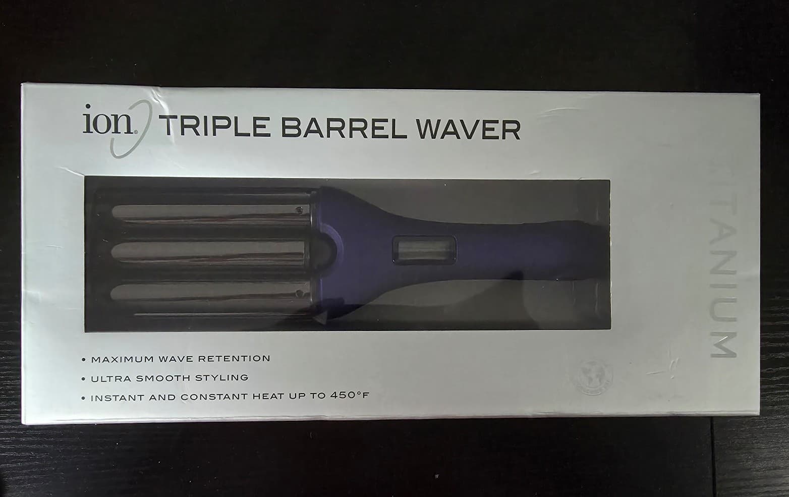 Ion Titanium Triple Barrel Waver - Professional Hair Styling Tool (Up to 450°F) - Thumbnail 4
