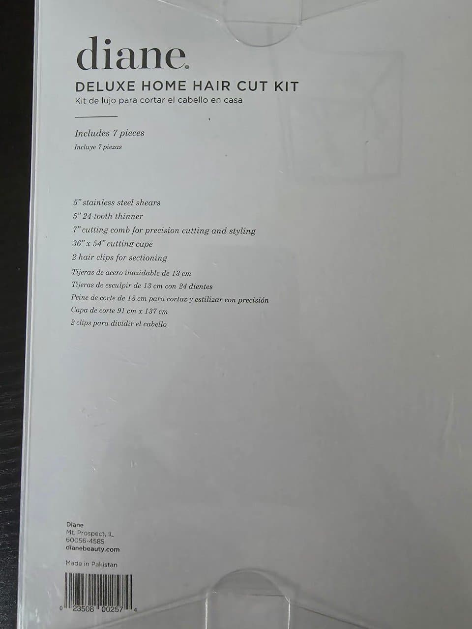 Diane Deluxe Home Hair Cut Kit - 7 Piece Set (New) - Thumbnail 3