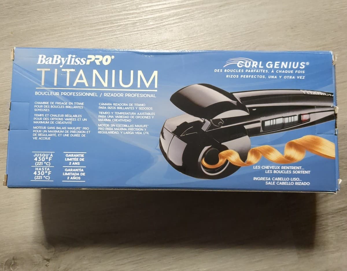 BaBylissPRO Nano Titanium Curl Genius Professional Curl Machine (Up to 450°F)