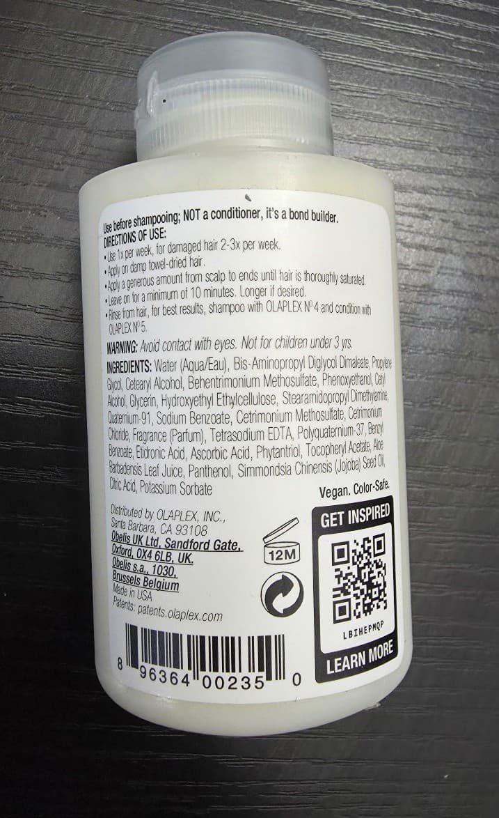 Olaplex No. 3 Hair Perfector - Repairing Pre-Wash Bond Builder (3.3 fl oz - Thumbnail 3