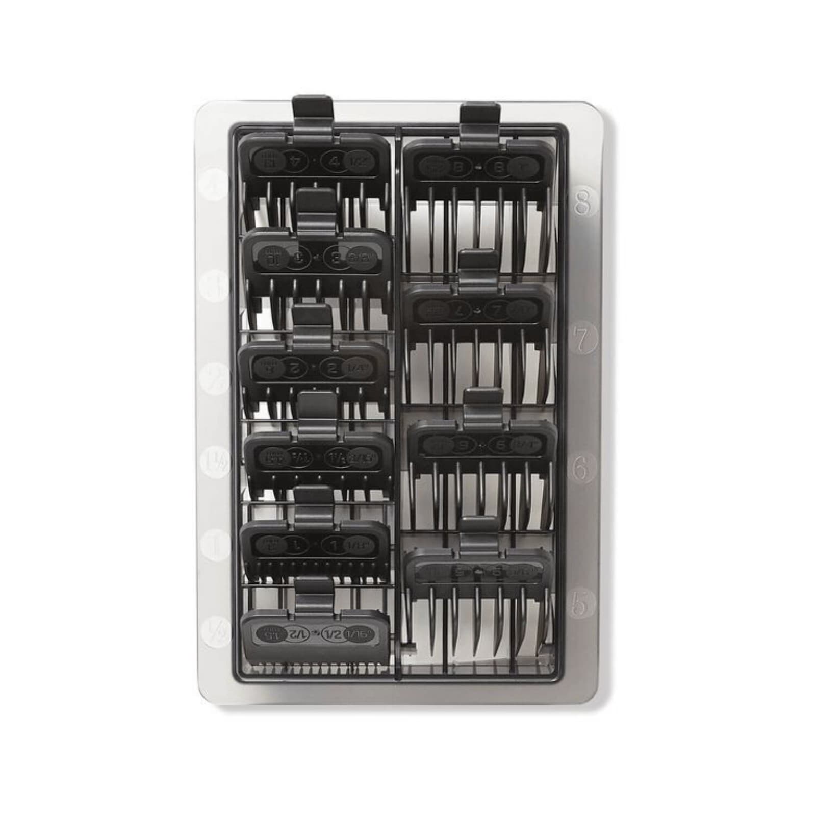 Ion Extreme Clipper Guide Comb Set - 10 Piece Universal Guard Kit (New) - Thumbnail 2