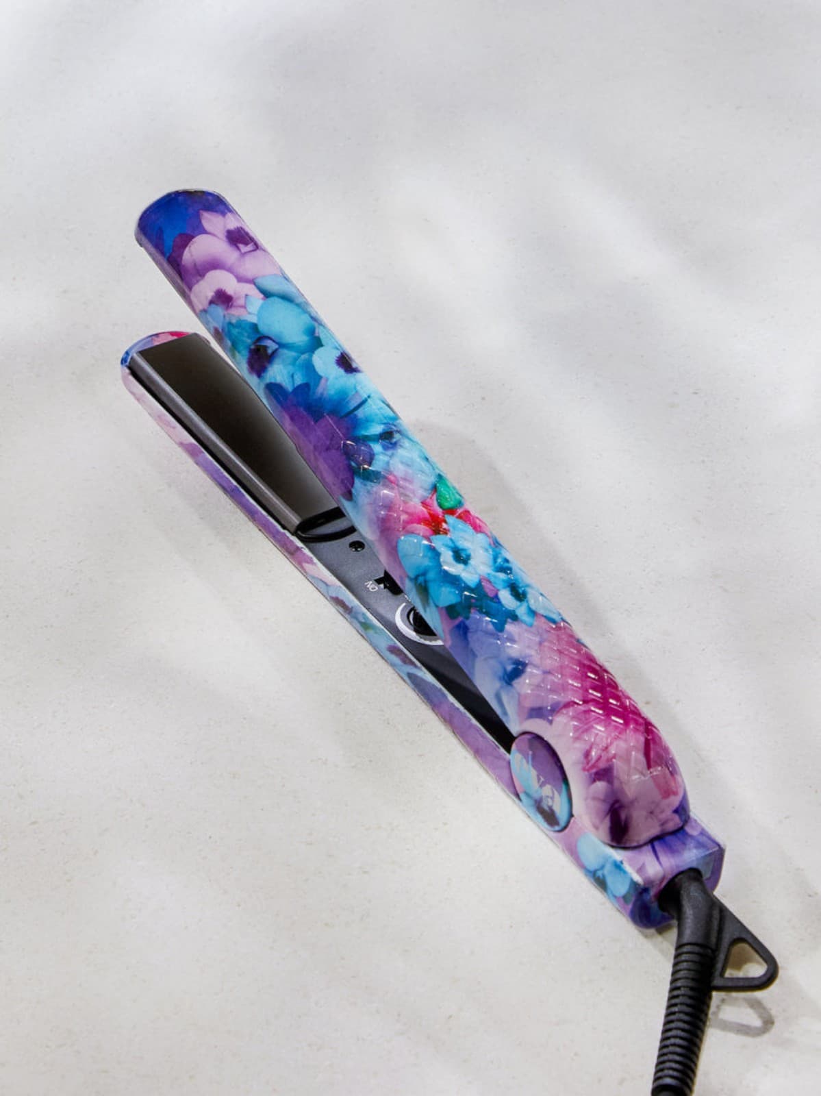 Eva NYC Healthy Heat Ceramic Styling Iron - 1.25" Flat Iron (Floral Frenzy) - Thumbnail 2