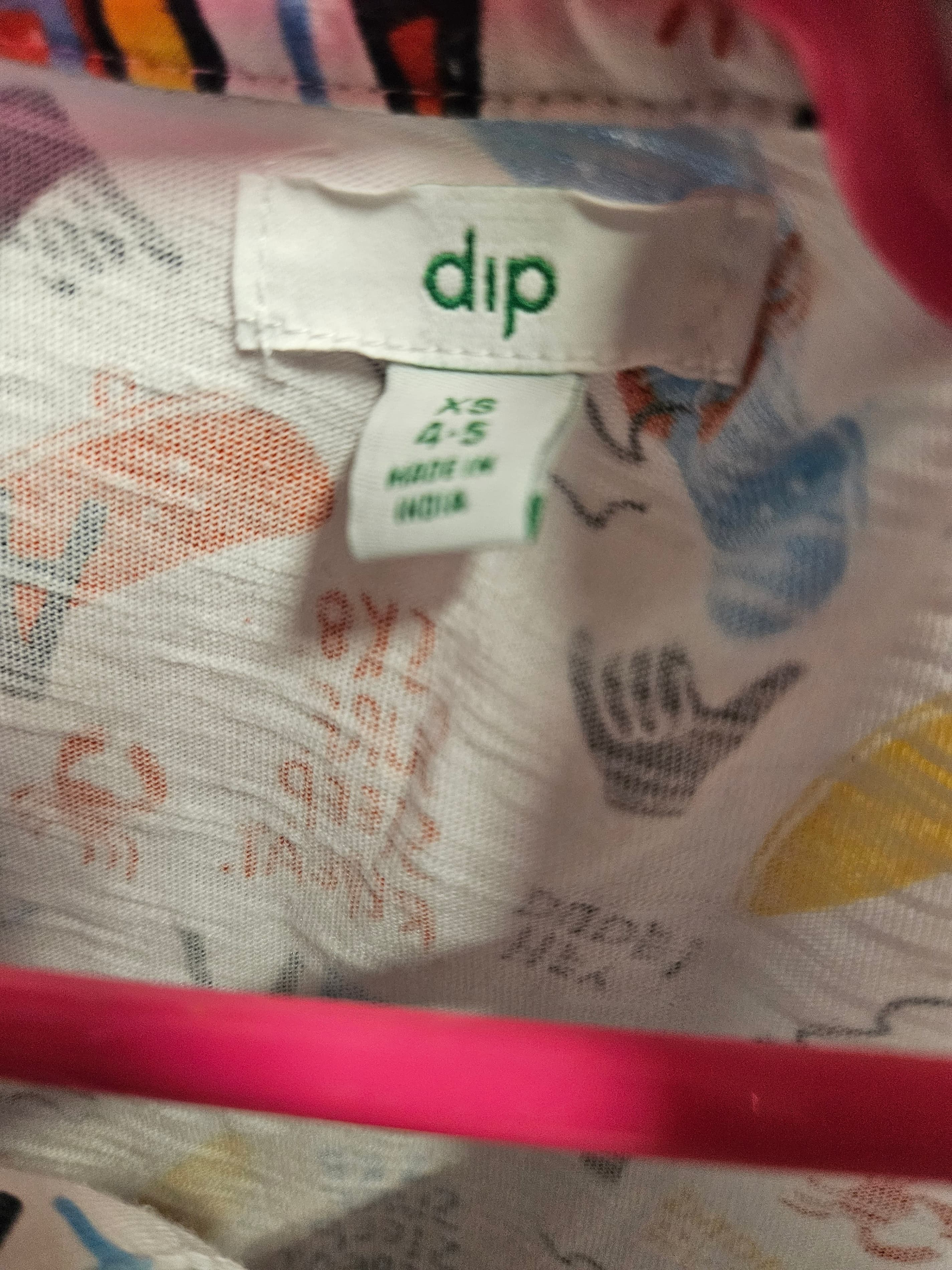 Dip Kids Aloha Print Shirt XS 4/5 - Thumbnail 2
