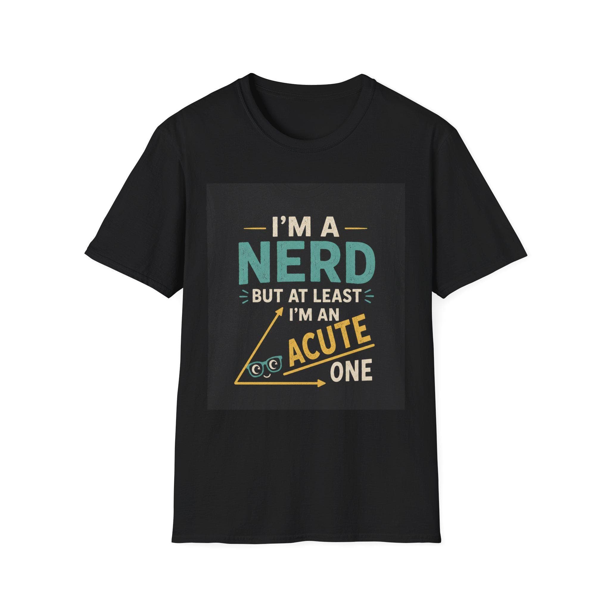 Acute Angle Geometry Nerd T-Shirt | Math Geometry Diagram Tee