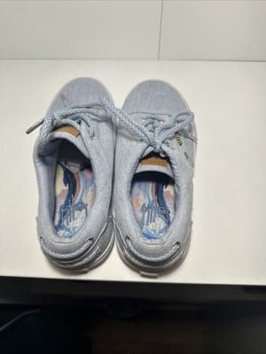 Guy Harvey Casual Denim Sneakers with Lace-Up Design Size 5.5 Women's - Thumbnail 5