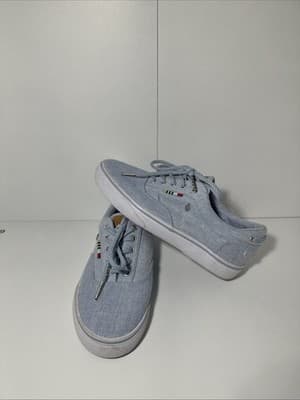 Guy Harvey Casual Denim Sneakers with Lace-Up Design Size 5.5 Women's - Thumbnail 2