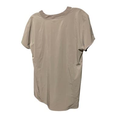Athleta Zephyr V-Neck Short Sleeve Top Osprey Gray Size Size XS Athleisure - Thumbnail 2
