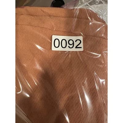 AE77 Women XS Terracotta French Terry Raglan Crewneck Sweatshirt Made in USA - Thumbnail 3
