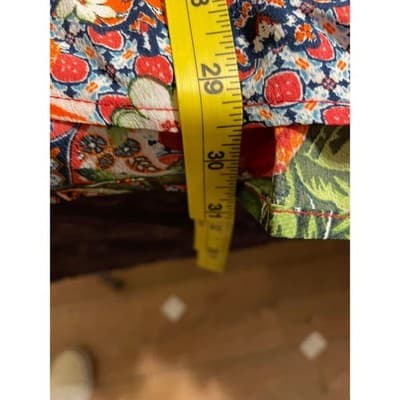 Avenue Plus Size 26 28 Tropical Floral Print V Neck Tunic Top Blouse - Thumbnail 4