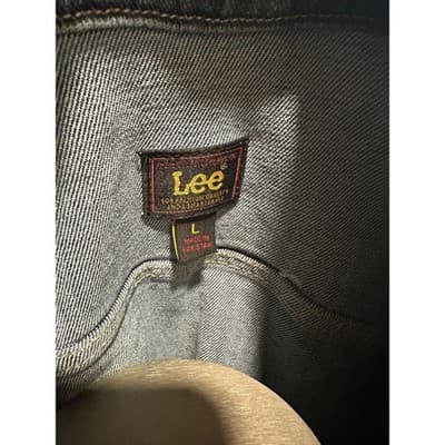 Lee Mens Extreme Motion Rider Jacket Medium Wash Blue Denim Stretch 112342972 L - Thumbnail 2