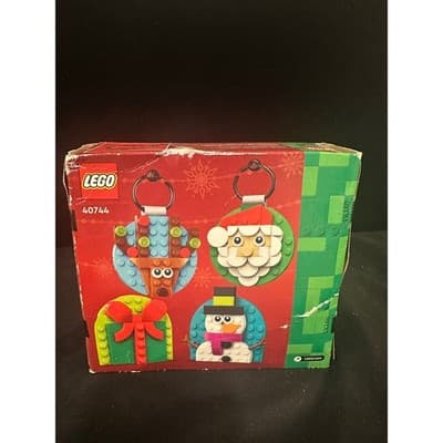 LEGO 40744 Christmas Ornament Selection 153 Pcs Santa Reindeer Snowman Gift NEW - Thumbnail 2
