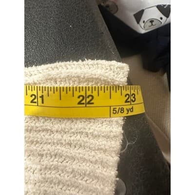 Rag Bone New York Cream Ribbed Knit Hoodie Sweater Size S Organic Cotton Nylon - Thumbnail 7