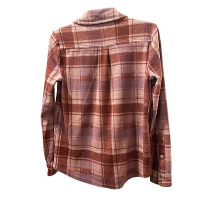 Lucky Brand Plaid Flannel Shirt Women's XS Long Sleeve Button Up Casual Cozy - Thumbnail 2
