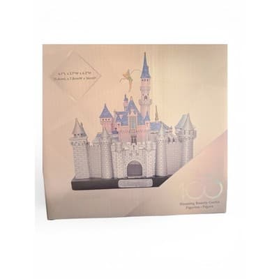 Disneyland Sleeping Beauty Castle Figurine 100th Anniversary Collectible NIB - Thumbnail 3