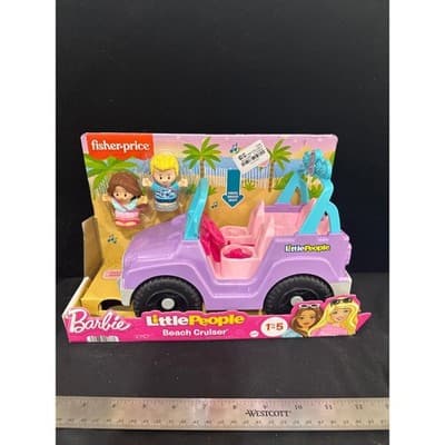 Fisher-Price Little People Barbie Beach Cruiser Purple Toy Car HJN55 New NIB