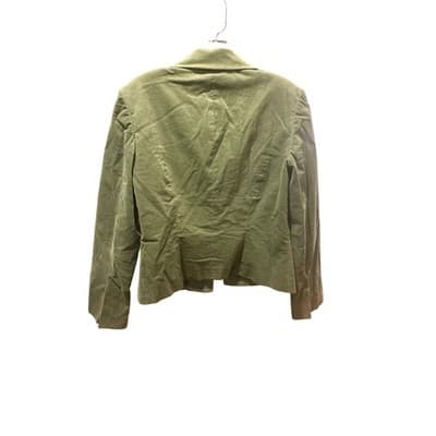 JADE MELODY TAM Green Corduroy Blazer Jacket Button Front Women's Size 8 - Thumbnail 2