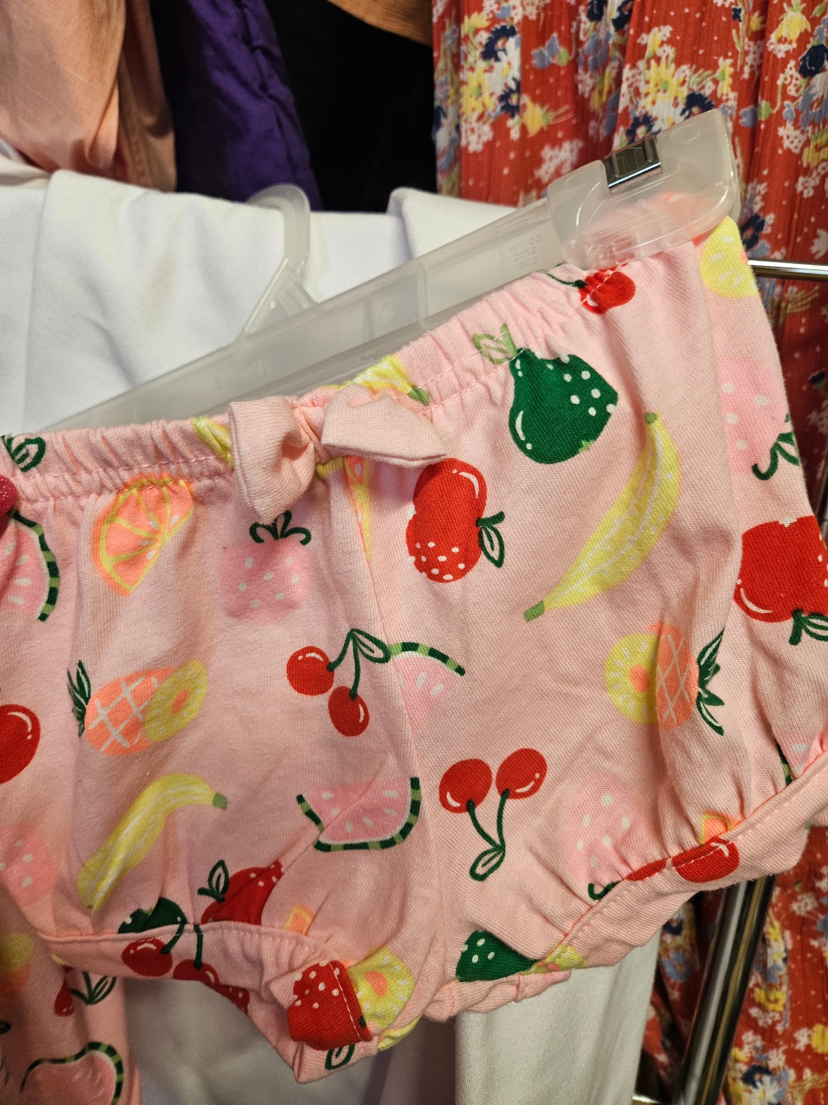 Garanimals Baby Girl Fruit Print 2 piece set 3-6M - Thumbnail 2