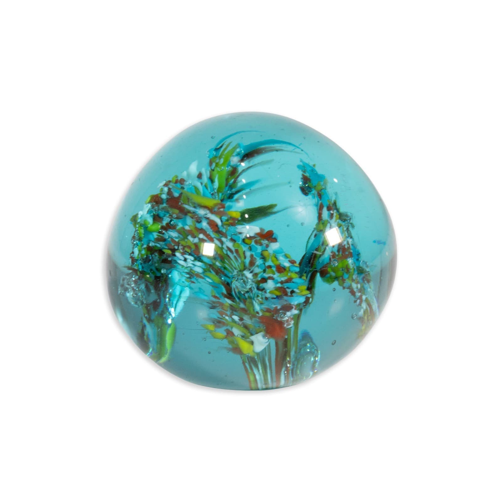 Murano Glass Set of 3 Paperweights Mid-20th Century Modernist Glass Sculpture - Thumbnail 6