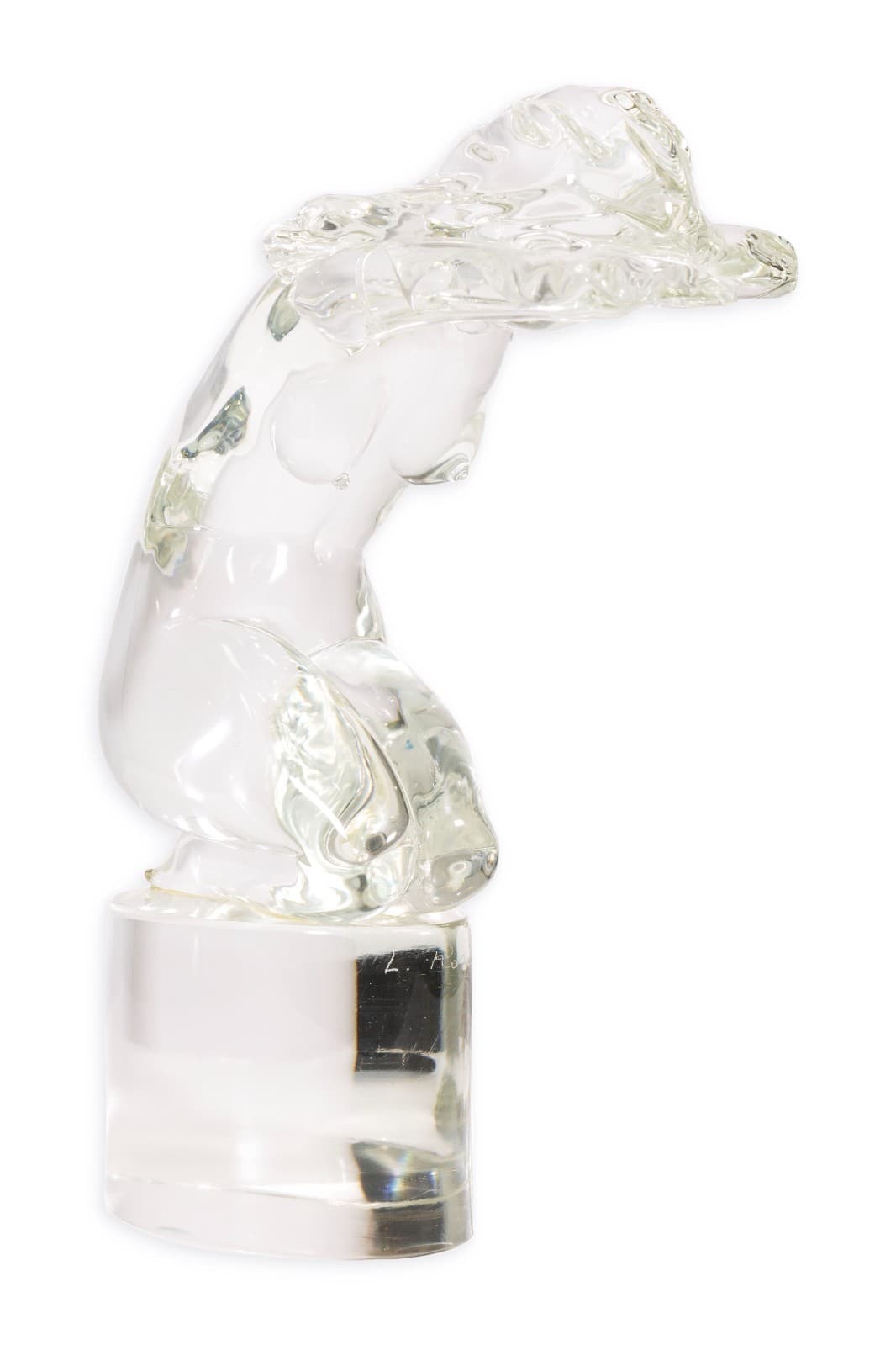 Loredano Rosin (1936-1992) Untiled (Female Figurative Nude) Signed Glass Modern - Thumbnail 2