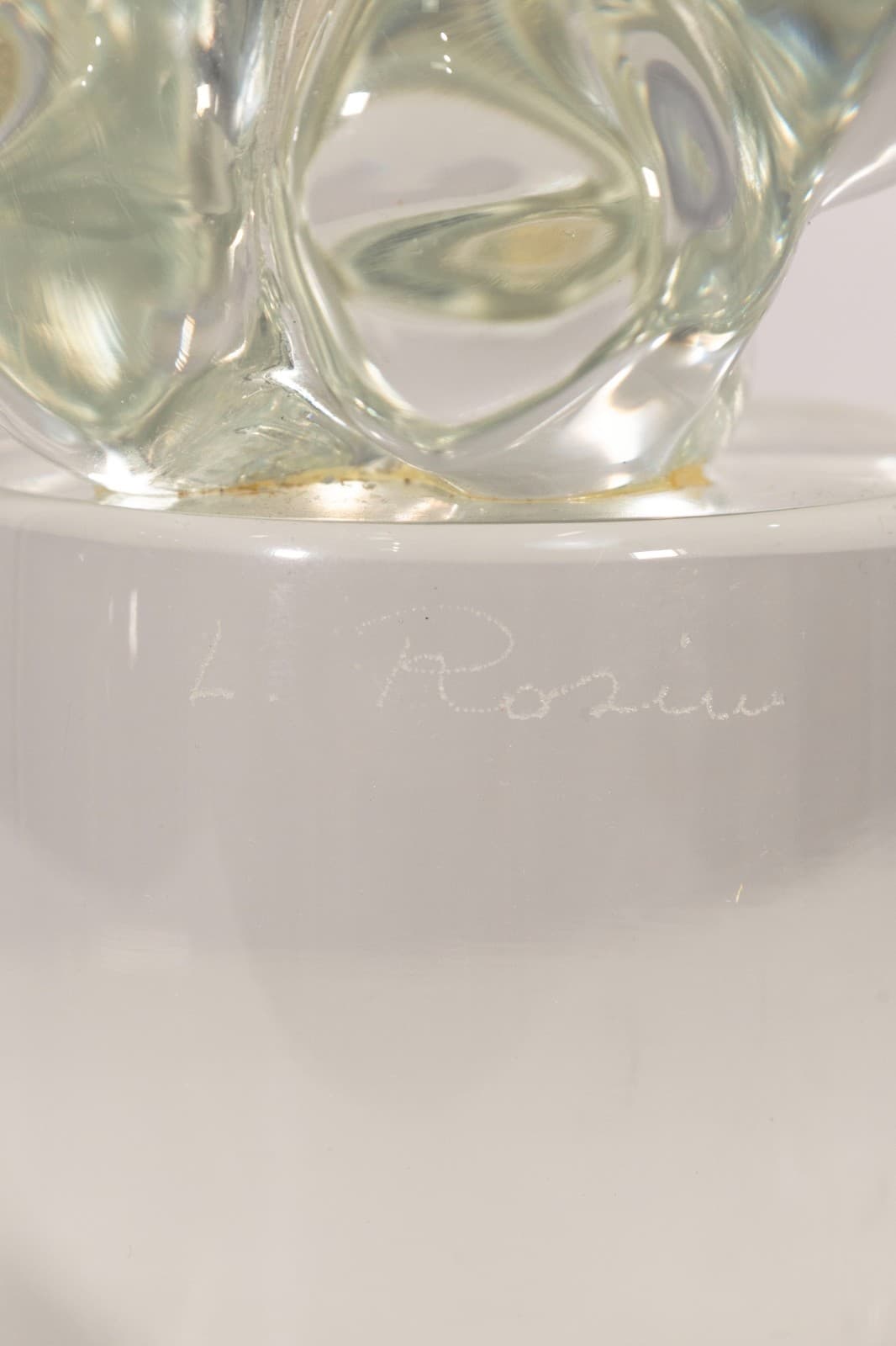 Loredano Rosin (1936-1992) Untiled (Female Figurative Nude) Signed Glass Modern - Thumbnail 7