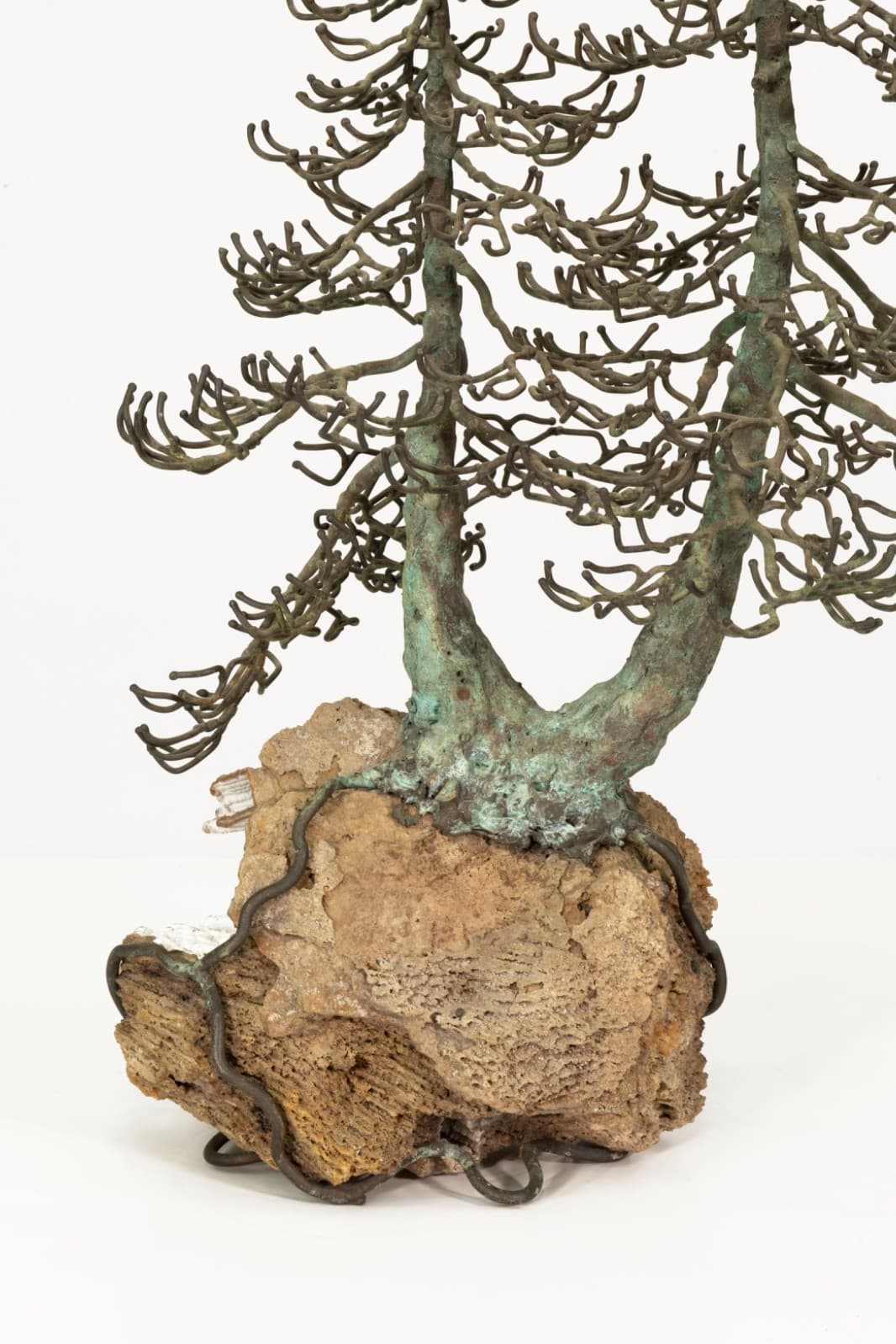 Belva Ball Brutalist Tree Sculpture Bronze Geode Mid-Century Modern 20th Century - Thumbnail 6