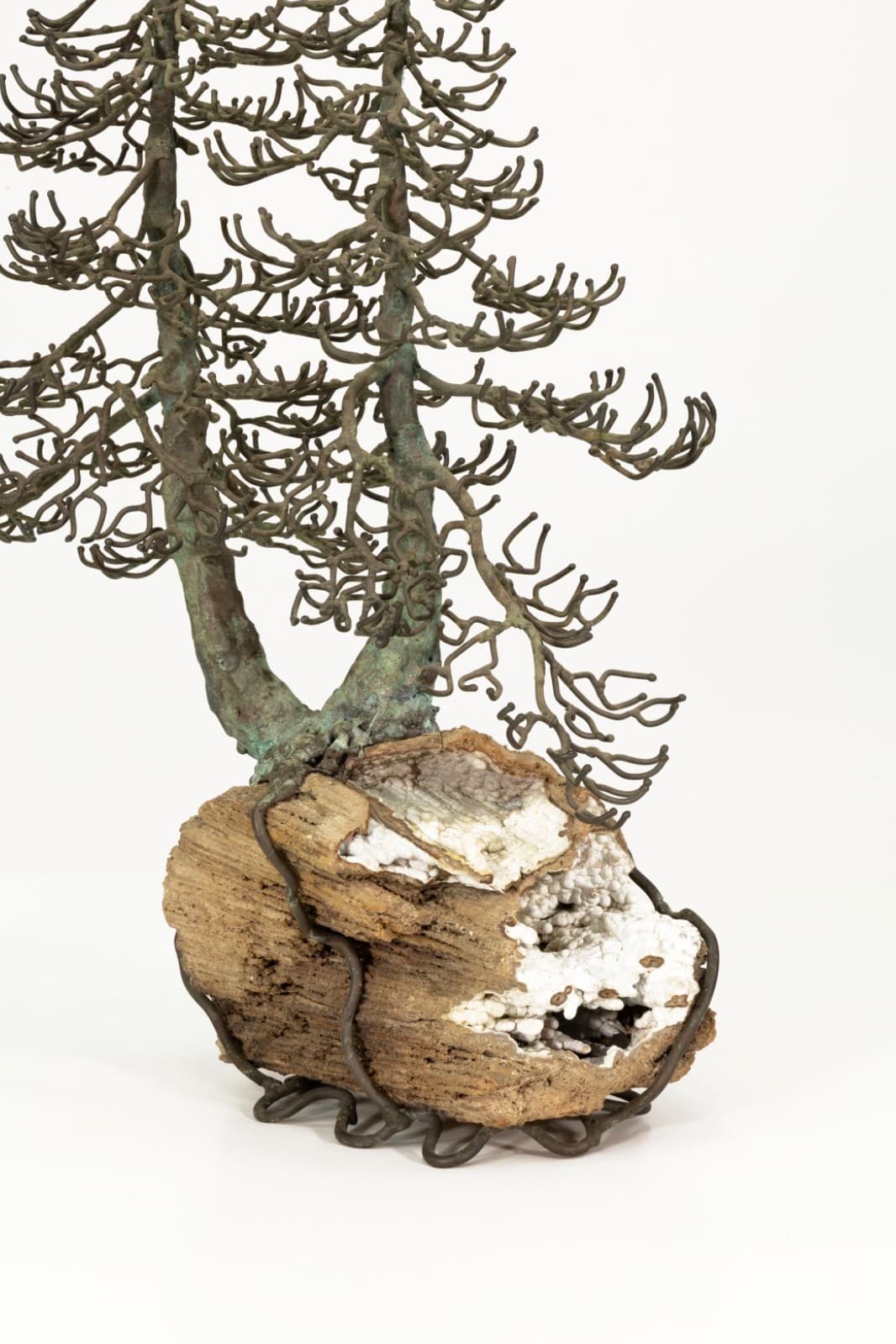 Belva Ball Brutalist Tree Sculpture Bronze Geode Mid-Century Modern 20th Century - Thumbnail 4