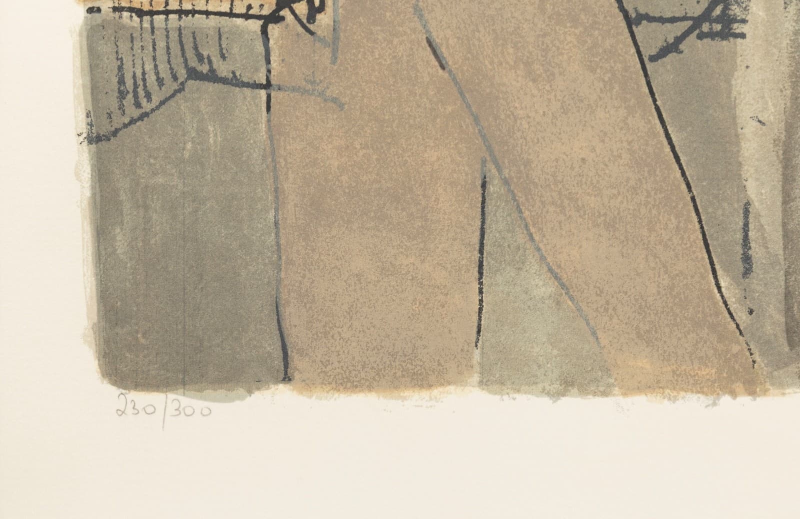 David Schneuer Simplizissimus II Signed Modern Figurative Lithograph 230/300 - Thumbnail 6