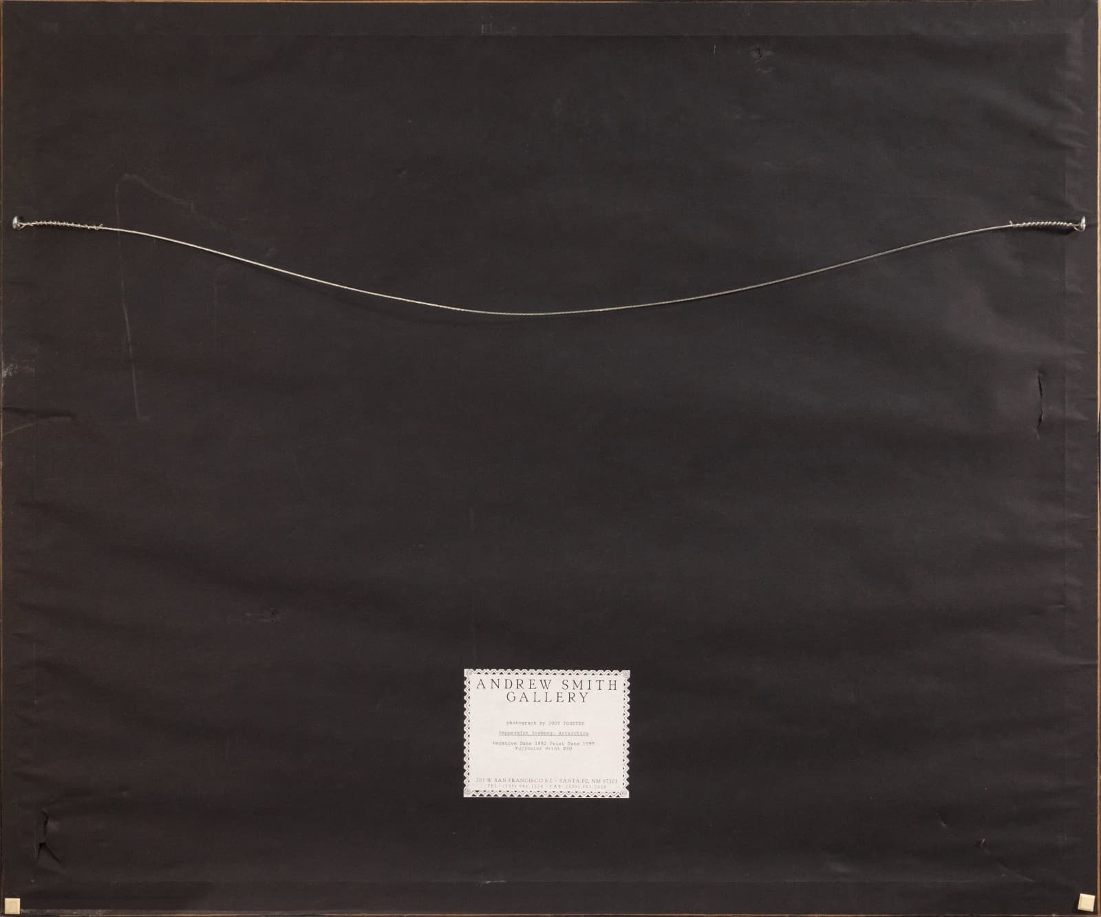 Jody Forster Peppermint Iceberg Antarctica 1992/1999 Signed Fujicolor Print #30 - Thumbnail 5